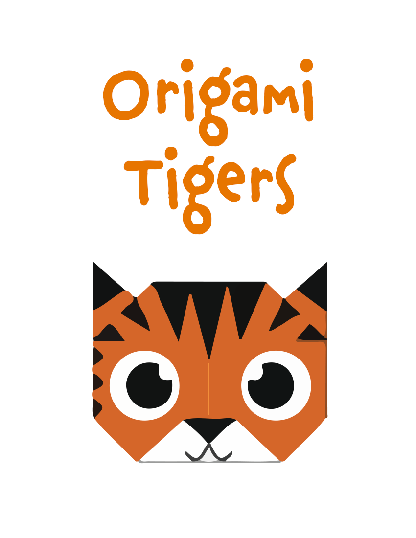 Origami Tigers